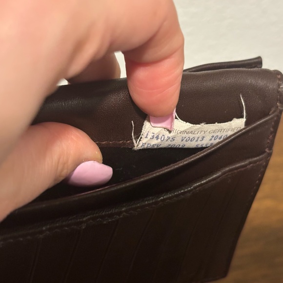 Bottega Veneta Dark Brown Woven Wallet EUC - Picture 8 of 15